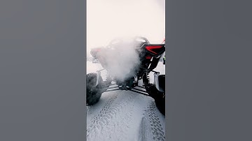 How does the new Can-Am Maverick R XRS handle donuts the snow? ❄️