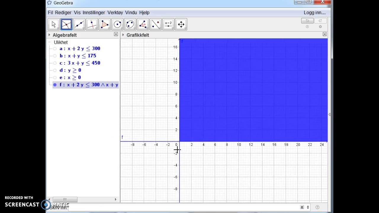 Optimering Geogebra - YouTube