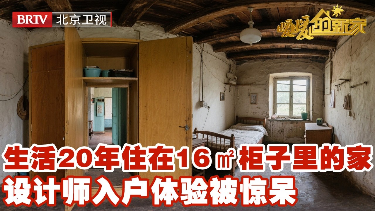 如此生活20年,16㎡住在柜子里的家,设计师入户体验被惊呆,痛心爆改成两室两厅别墅【暖暖的新家】 - YouTube