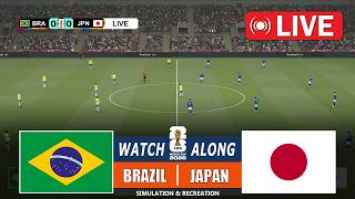 🔴LIVE : Brazil vs Japan | World Cup 2026 | Full Match Streaming | PES 21 Video Game - Simulation screenshot 5