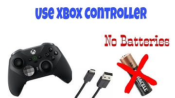 How To Use An Xbox Controller Without Batteries! (Xbox one, One S, and One X!)