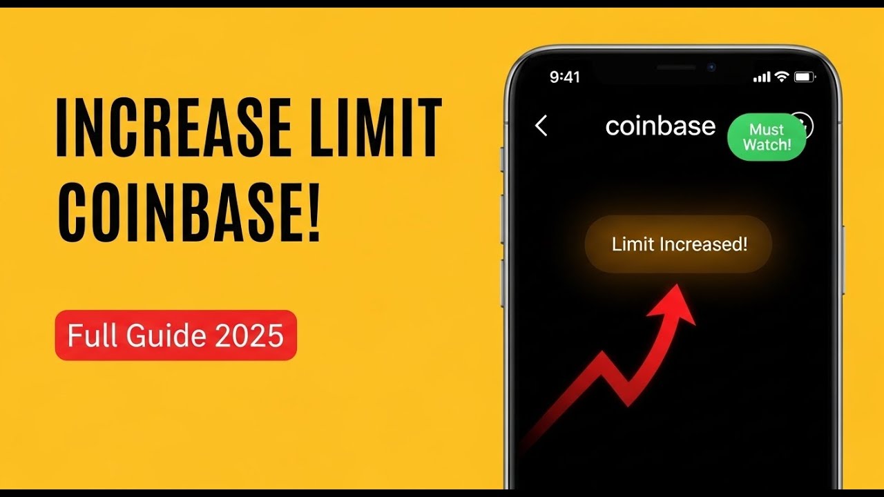 How To Increase Limit In Coinbase (Full Guide) 2025! - YouTube