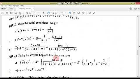 Solution of ODE by Laplace Transform//MM-I//M.Adnan Anwar