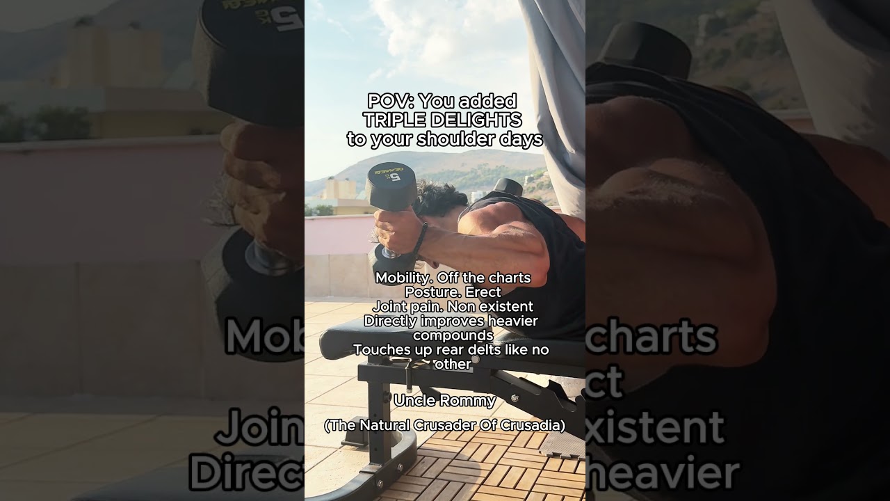 POV : you added TRIPLE DELIGHTS to your shoulder days