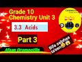 Ethiopian Grade 10 Chemistry Unit 3 Part 3 Acids In Afaan Oromoo 