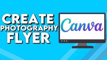 How To Make And Create Photography Flyer on Canva PC