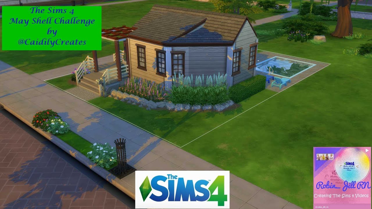 Caidily Creates May Speed Build Challenge robin_jill rn the sims 4