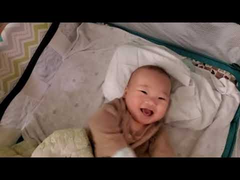아기 이불 까꿍 놀이