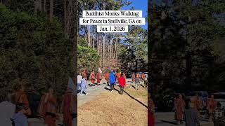 New Year’s Day || Buddhist monks pass through Snellville, Georgia on walk for peace