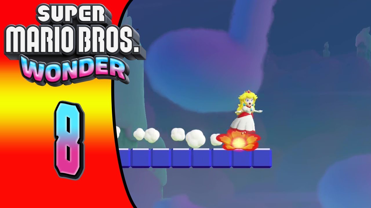 PEACH SALTA SALTA [SUPER MARIO BROS WONDER PARTE 8] - YouTube