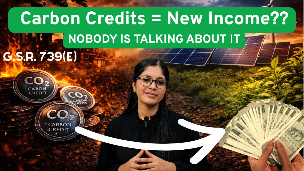 India’s New Carbon Economy : A New Income Opportunity that nobody is talking about