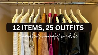 Minimalist closet tour | 4 seasons | Homemaker's modest and feminine wardrobe