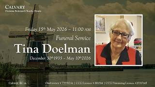 Tina Doelman's Funeral  Service - May 15th, 2026