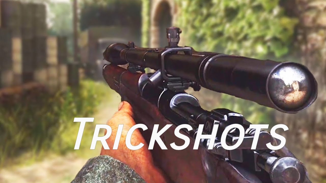 COD WW2 Trickshots (WWII Custom Game Trickshotting)