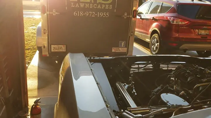 1965 nova ls3 first start up holley terminator x