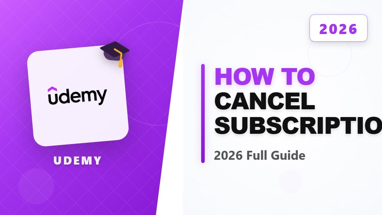 How to Cancel Udemy Subscription (Full 2026 Guide) - YouTube