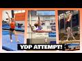 Katelyn Ohashi is training ALL-AROUND! New Yurchenko Double Pike attempt (BILES II)