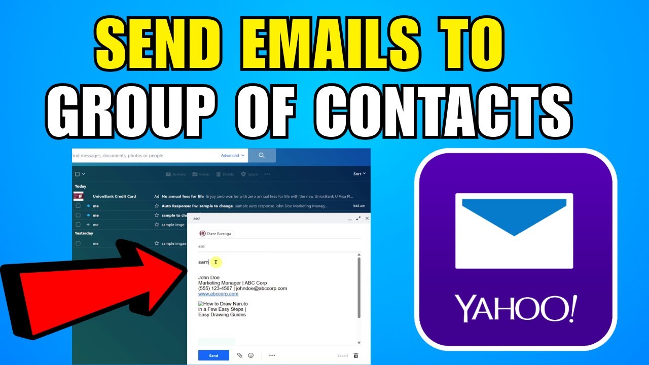 How To Send Yahoo Emails To Group Of Contacts (2026) (Complete Guide ...