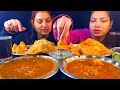 Eating😋Chole Bhature,Mini Samosa,Colddrink ll Nanad And Bhabhi Challenge ll Foodie Gd ll