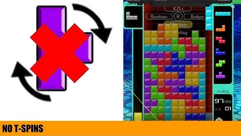 TETRIS 99: T-SPIN ADDICT TRIES TO STOP T-SPINNING