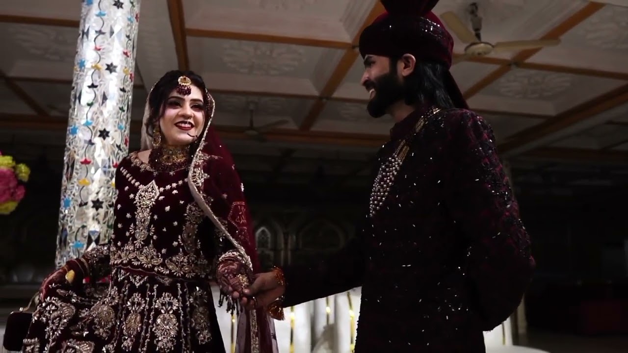 Happy Bride and groom 💕Events Collaboration Watch End 