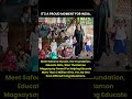 This image features Safeena Husain, the founder of the non-profit organization Educate Girls,#shorts