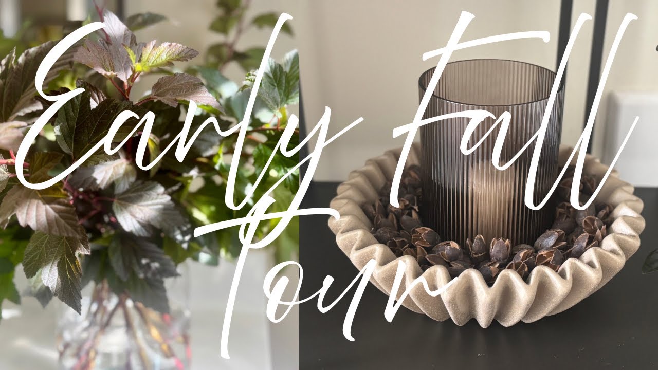 Early Fall House Tour, Fall Decorating Ideas