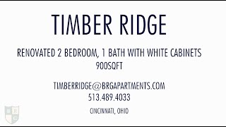 Timber Ridge: Renovated 2 Bedroom, 1 Bath Apartment with White Cabinets