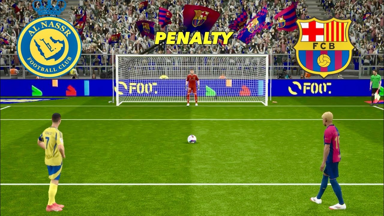 АЛЬ-НАССР ПРОТИВ БАРСЕЛОНА ПЕНАЛЬТИ | МАТЧ NSR VS FCB | ЛАМИН ПРОТИВ РОНАЛДУ