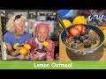 Lemon Oatmeal - A Bright Sunny Way to Start the Day