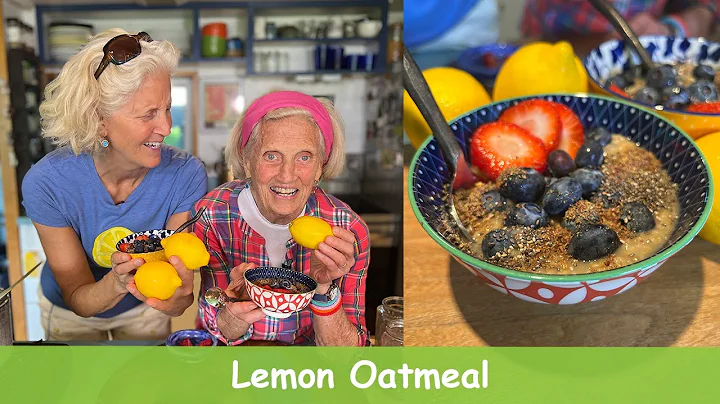 Lemon Oatmeal - A Bright Sunny Way to Start the Day