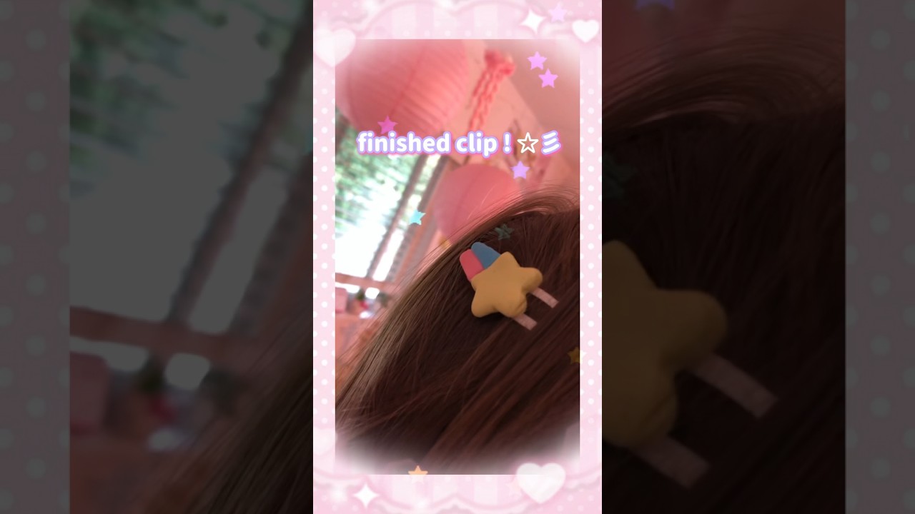 make a hairclip w me!! 💫🎀🐾 