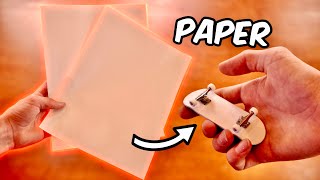 Making a PERFECT Fingerboard Out of PAPER