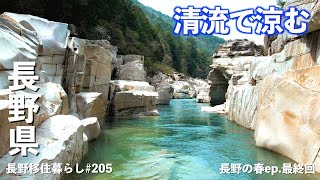 【長野移住】松本城の桜を見てから南下して行ったら最高の五平餅に出会った!!｜松本城｜寝覚の床｜モネの池｜ドライブ｜田舎暮らし｜長野県｜4K