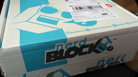 Nerd Block Unboxing January 2015