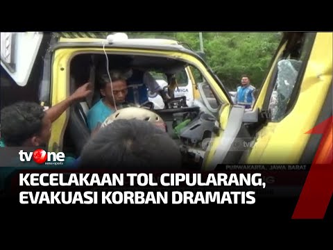 Tabrakan Beruntun di Tol Cipularang Purwakarta, 3 Orang Terluka | Kabar Utama tvOne