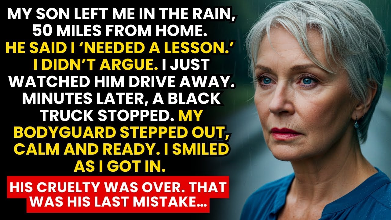 My Son Left Me In The Rain, 50 Miles From Home. He Said I “Needed A Lesson.”