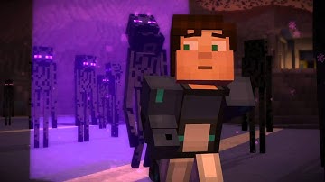 Minecraft: Story Mode episode 4 bullying endermen
