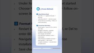 💻 How to Factory Reset a Dell Laptop from the Boot Menu#dell #laptop #factoryreset #windowstips