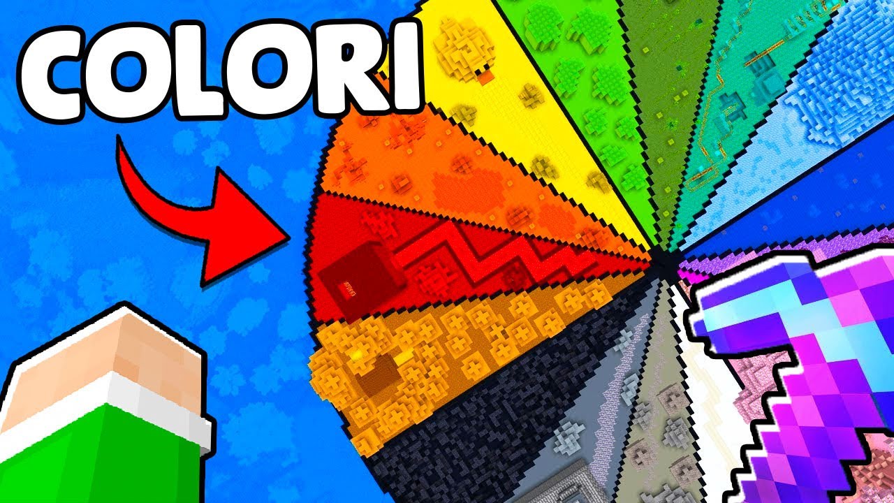 SE MINECRAFT FOSSE DI UN SOLO COLORE?