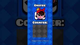 Emotes &amp; Counter🙂‍↕️ (part.20) #clashroyale #royal #gaming #games #clash #supercell #emotes #counter
