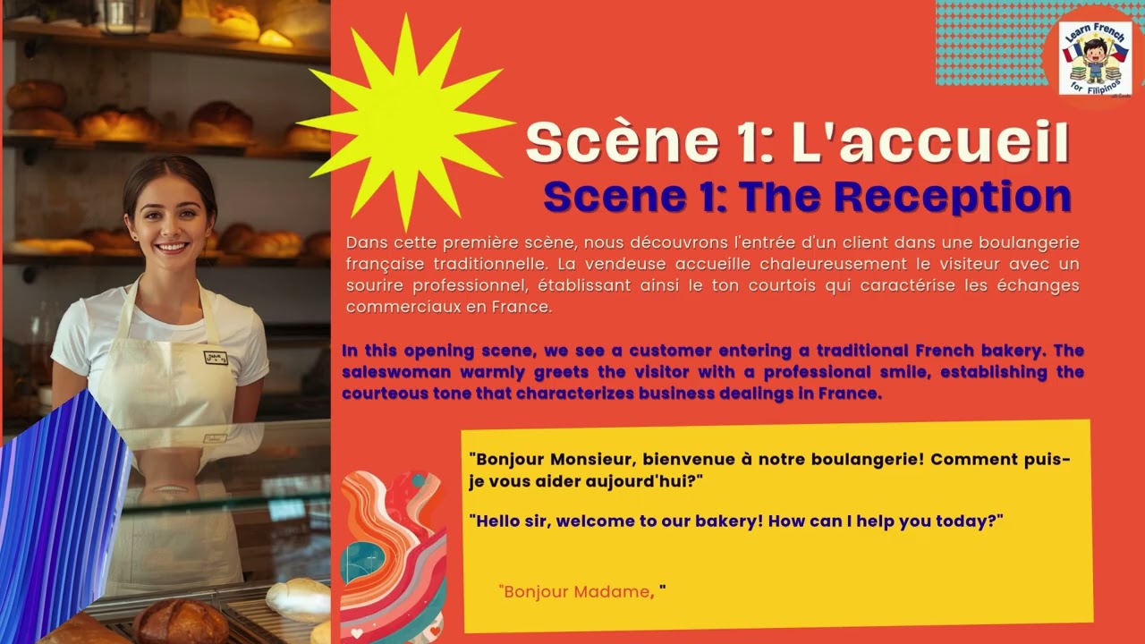 GRAMMAIRE MODULE 3.34 DIALOGUES à la Boulangerie