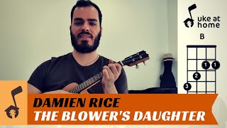 Video thumbnail of "Damien Rice - The Blower's Daughter | Ukulele tutorial"