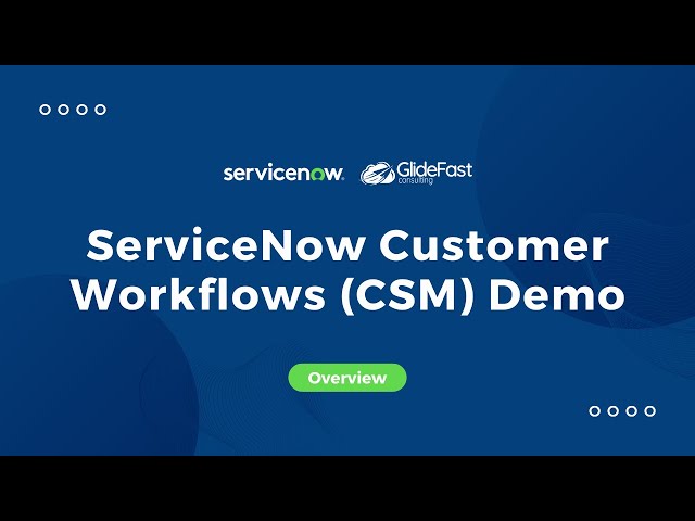 ServiceNow Customer Workflows (CSM) Demo | What are customer workflows?