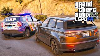 GAP IN ACTION: INSANE CHASE, OUT-OF-CONTROL DRIVER! - PMMT - GTA 5 POLICE ROUTINE screenshot 2