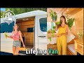 Solo Female Vanlife in a gorgeous van build w/ lots of ideas