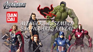 Black Widow & Hawkeye Avengers Assemble S.H. Figuarts First look!