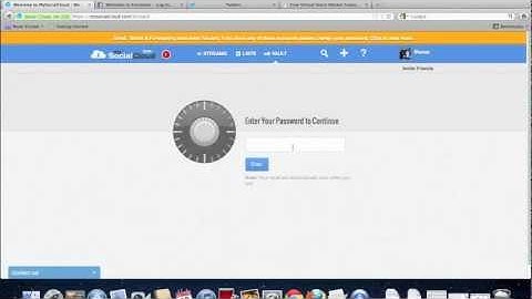 One-Click Login on MySocialCloud