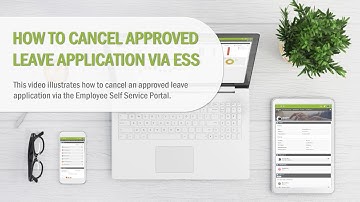 How to Cancel an Approved Leave Application via ESS