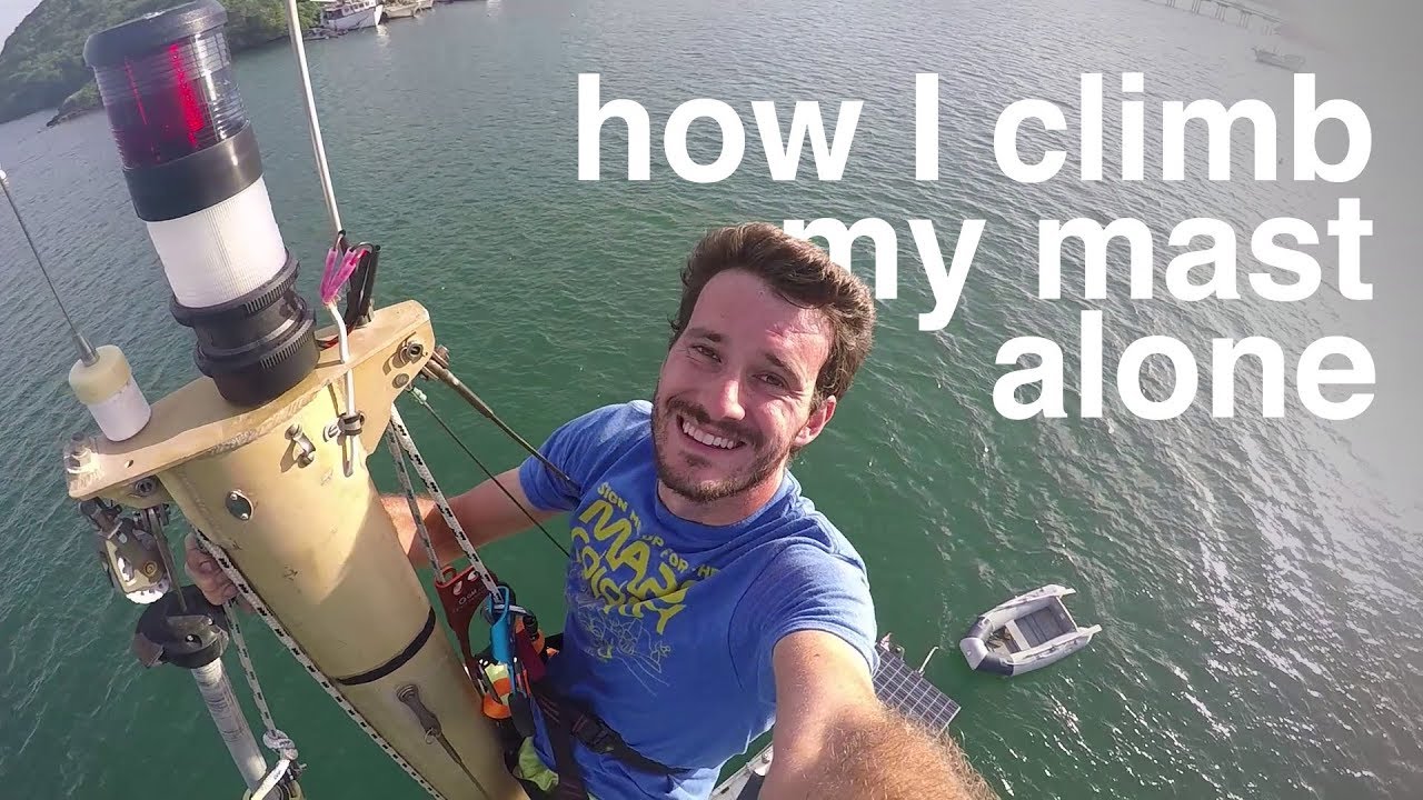 How I climb my mast alone — Sailing Tarka Extras